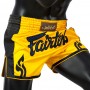 Fairtex BS1701 Шорты Тайский Бокс "Slim" Желтые